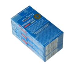 TROJAN ENZO BLUE SPERMICIDAL LUBRICANT 3S 