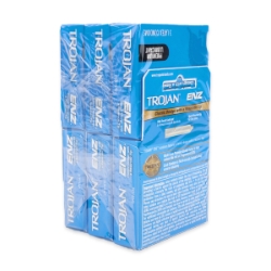 TROJAN ENZO LUBRICATED BLUE 3S 