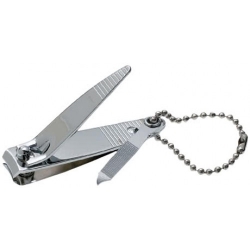 ZIQ NAIL CLIPPERS & FILE WITH CHAIN 72 PIECES IN JAR  