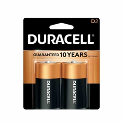 DURACELL D-2 $3.59 BOX OF 6 CARDS 