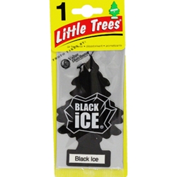 LITTLE TREE AIR FRESHNER BLACK ICE 24S 