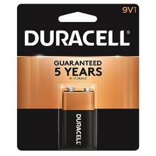 DURACELL 9V-1 $3.59 BOX OF 12 CARDS 