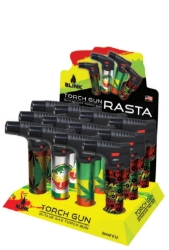 BLINK PRINTED  GAS TORCH GUN RASTA 12 COUNT 