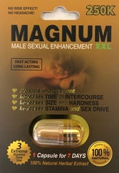 MAGNUM XXL GOLD 250K SEXUAL ENHANCEMENT 20 COUNT 