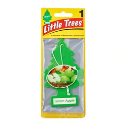 LITTLE TREE AIR FRESHNER GREEN APPLE 24S 