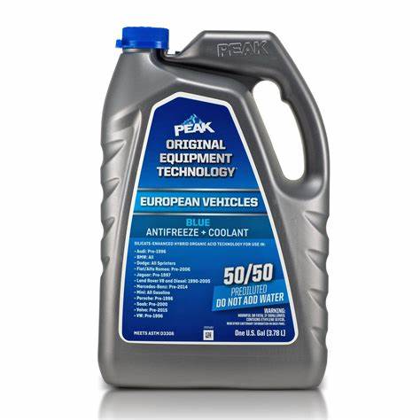 PEAK EUROPEAN CARS ANTIFREEZE 50/50 