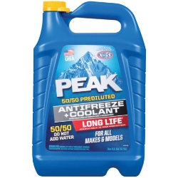 PEAK BLUE ANTIFREEZE YELLOW CAP LIFE TIME UNIVERSAL 