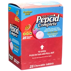 PEPCID COMPLETE CHEWABLE 25S BERRY 