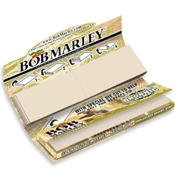 BOB MARLEY ROLLING PAPERS KING SIZE WITH TIPS ORGANIC 