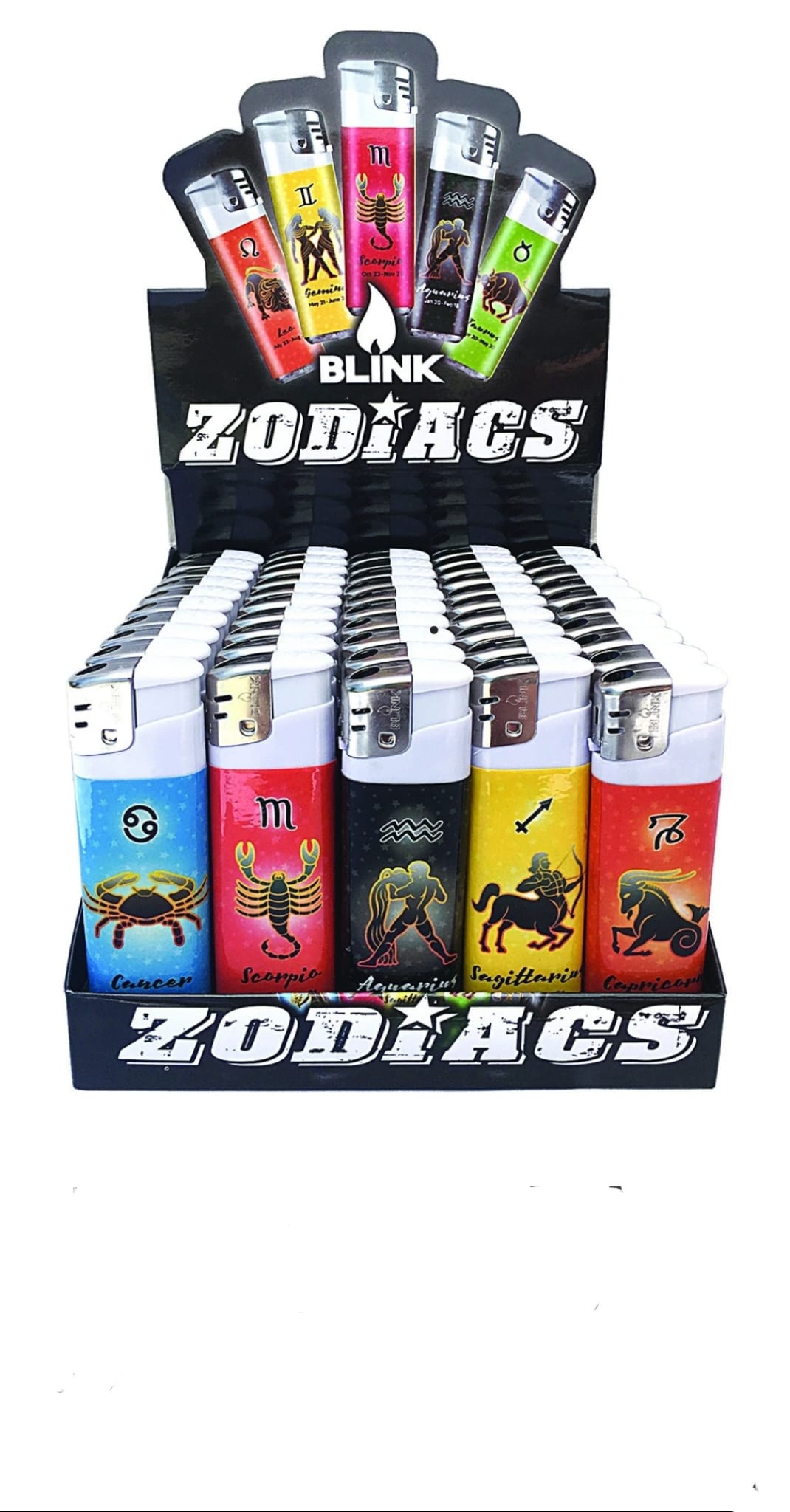 BLINK GAS LIGHTERS ZODIAK 50 COUNT 